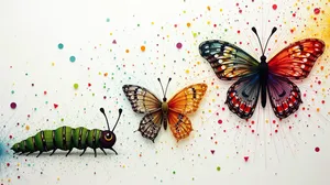 Stringed Butterfly Metamorphosis